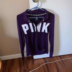 Victoria Secret (Pink) Quarter Zip (dry fit)